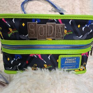 Loungefly Funko Power Rangers Soda Cooler Crossbody Bag Purse Hardtag ( No Cans)